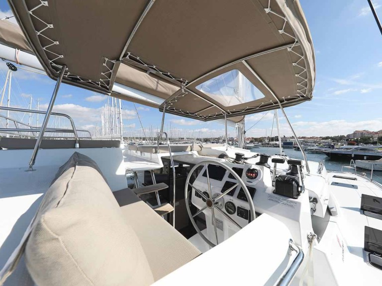 Fountaine Pajot Saona 47 charter bareboat or skippered in  Biograd na Moru