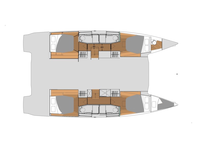 Hire Catamaran Fountaine Pajot with a boat licence