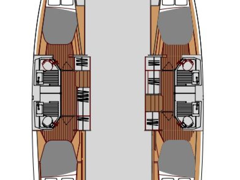 Yacht hire Ajaccio cheap Astrea 42