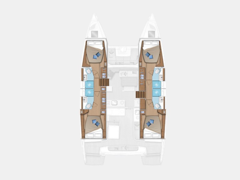Hire Catamaran Lagoon with a boat licence