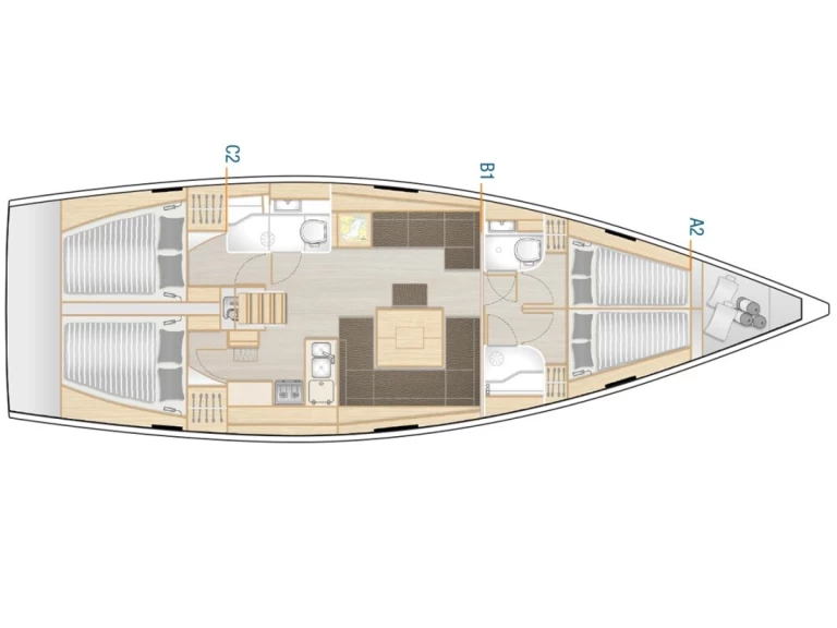 Sailboat to hire Lefkáda at the best price