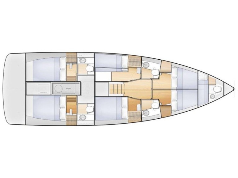 Yacht hire Alimos cheap Sun Loft 47