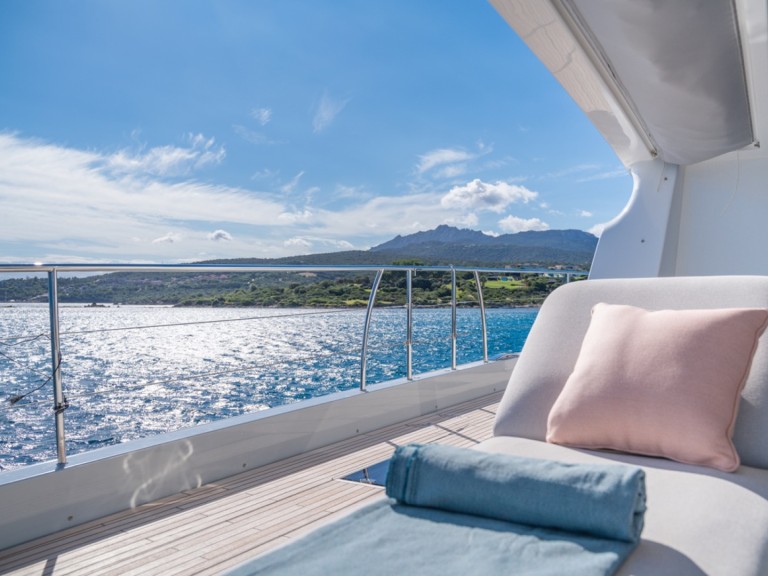 Lagoon Lagoon Seventy 8 charter bareboat or skippered in  Cugnana Verde