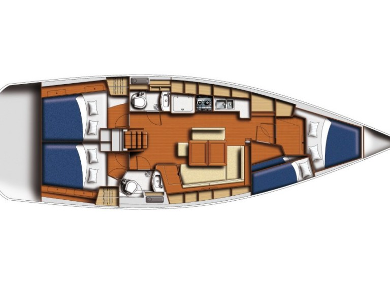 Hire a Bénéteau Oceanis 43 Porto