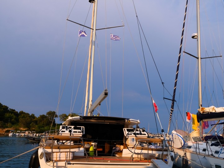 Moody Moody 54 DS charter bareboat or skippered in  Gouvia