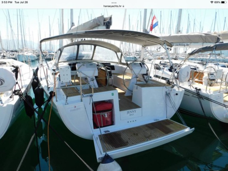 Yacht hire Punat cheap Hanse 455