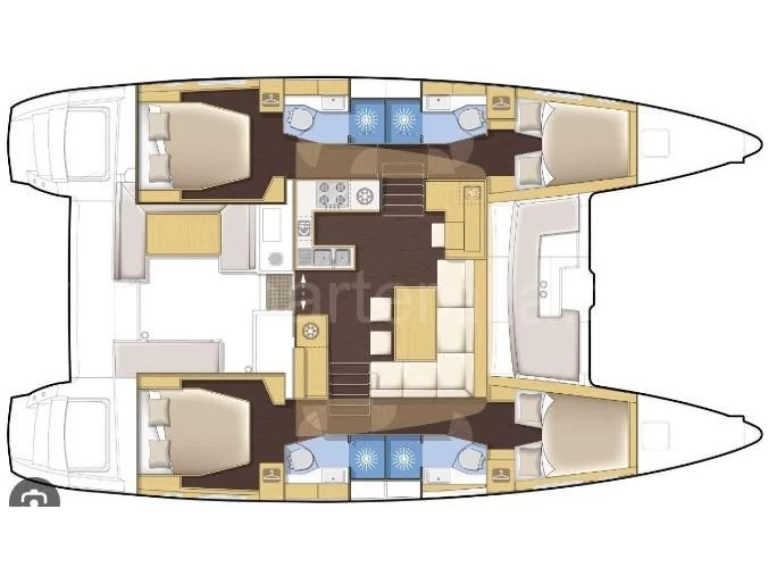 Yacht charter Alimos - Lagoon Lagoon 450 F on SamBoat