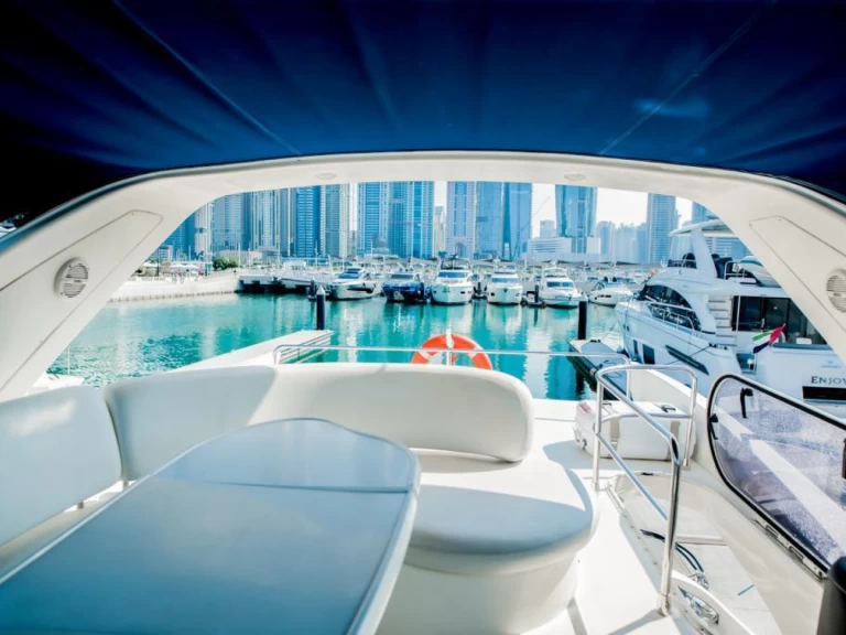 Azimut Azimut 50 charter bareboat or skippered in  Dubai Marina
