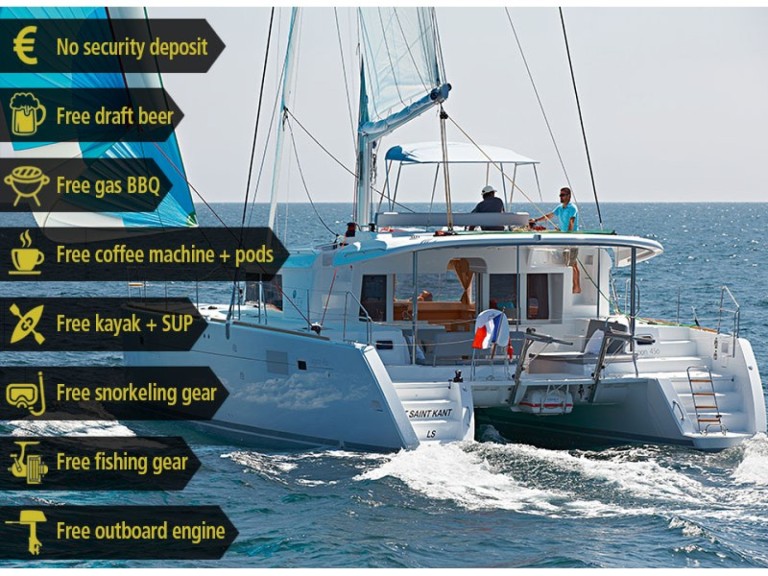 Lagoon Lagoon 450 F charter bareboat or skippered in  Golfo Aranci