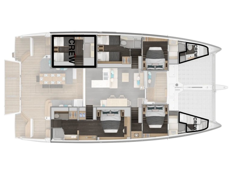 Hire Catamaran with or without skipper Lagoon Castellammare di Stabia