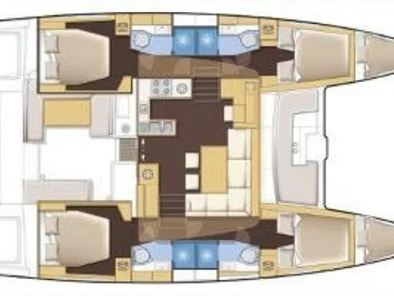 Lagoon Lagoon 450 F charter bareboat or skippered in  Alimos