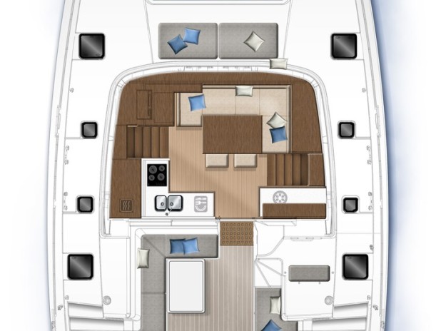 Hire Catamaran Lagoon with a boat licence