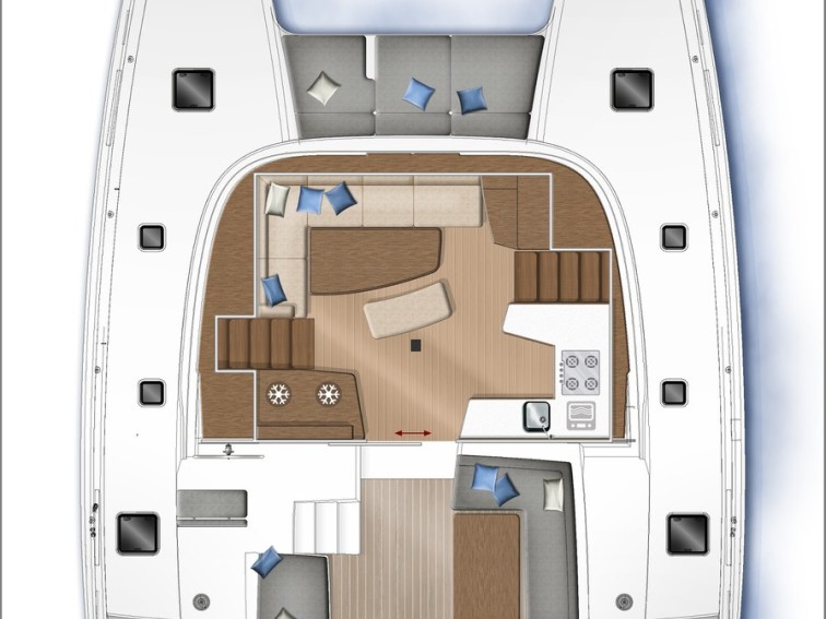 Hire Catamaran with or without skipper Lagoon Seget Donji