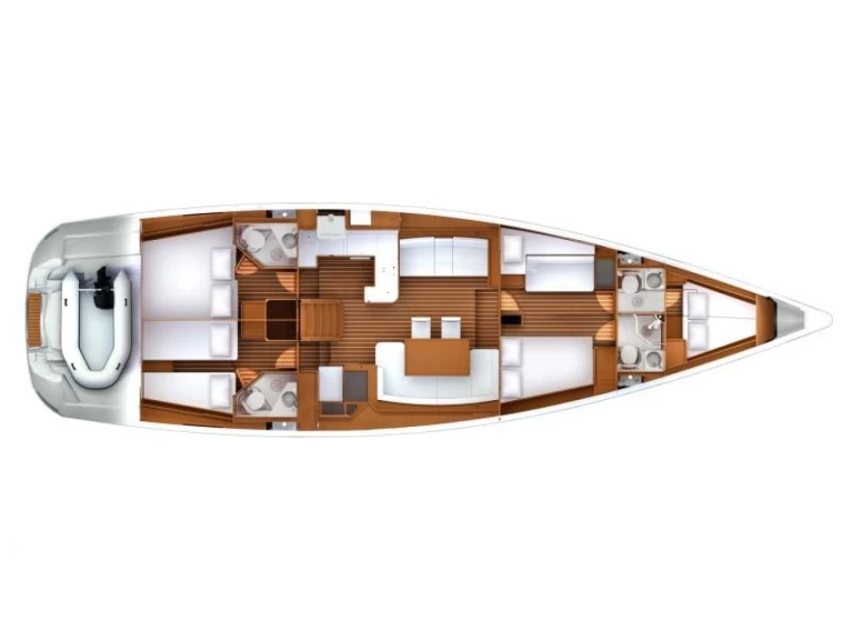 Yacht hire Tourlos cheap Jeanneau 57