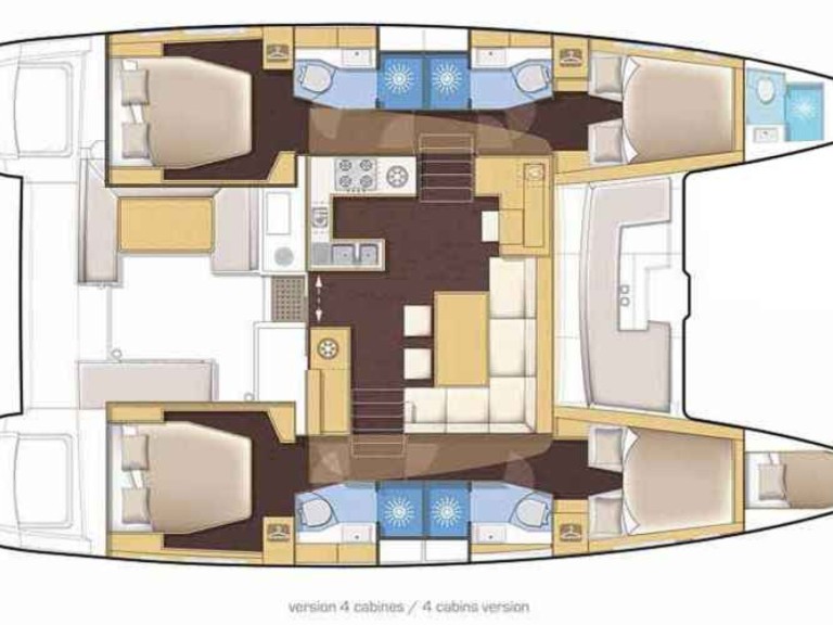 Yacht hire Alimos cheap Lagoon 46