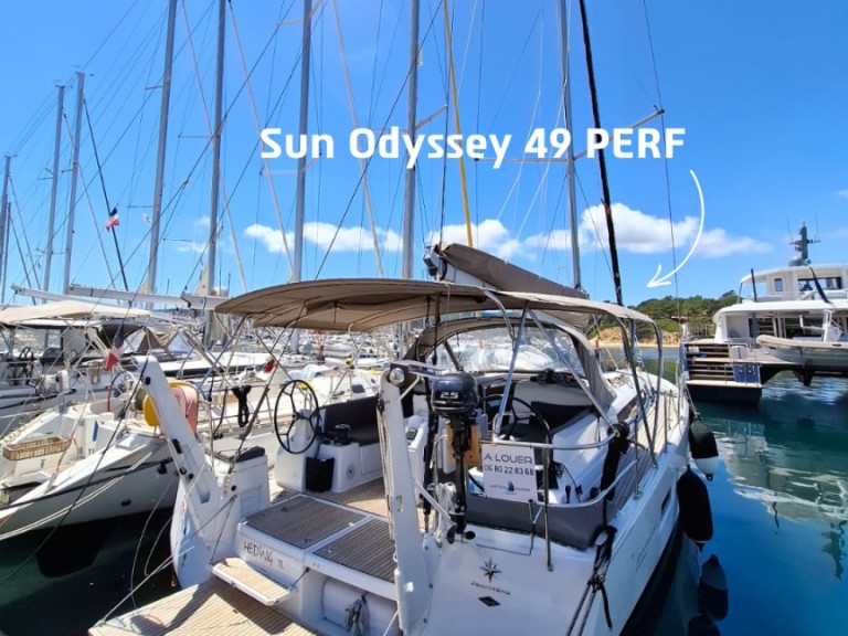 Charter a Jeanneau SUN ODYSSEY 490 PERFORMANCE in Bormes-les-Mimosas on Samboat