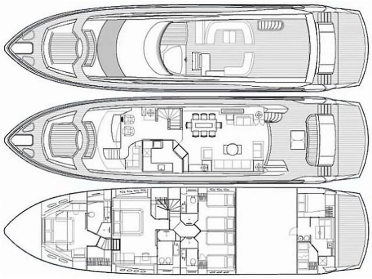 Hire Luxury Yacht Sunseeker with a boat licence