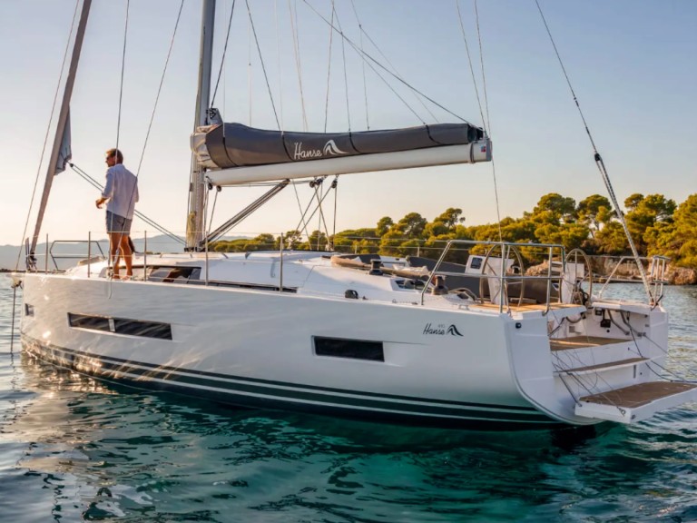 Hanse Hanse 410 charter bareboat or skippered in  Marseille