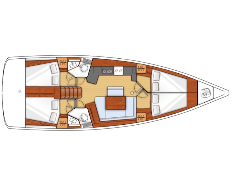 Hire a Bénéteau Oceanis 45 Marsala