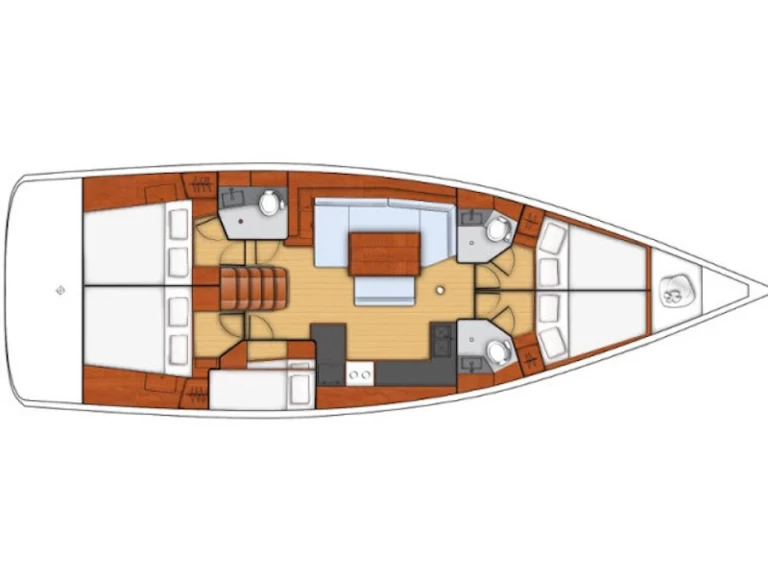 Sailboat hire in Furnari - Bénéteau Oceanis 48