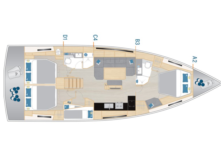 Yacht charter Göcek - Hanse Hanse 460 on SamBoat