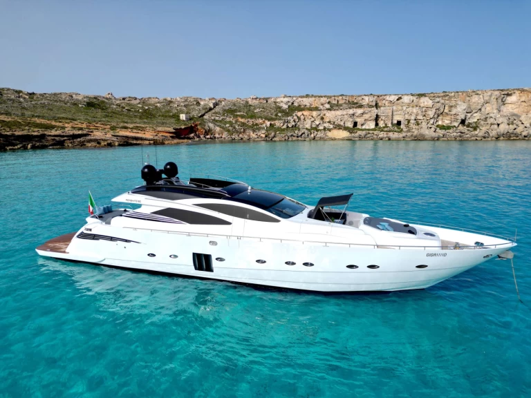 Pershing THYKE III charter bareboat or skippered in  Marsala