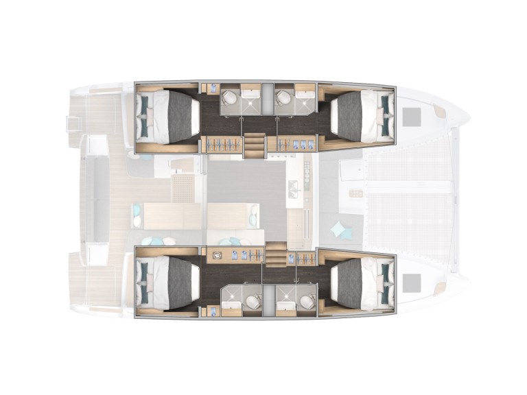 Catamaran hire in Playa Blanca - Lagoon Lagoon 43 