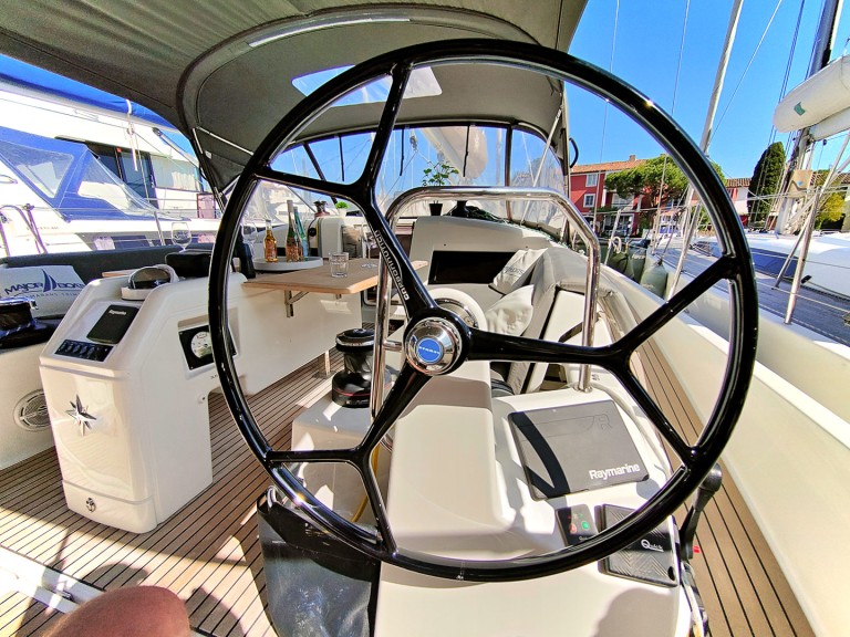 Jeanneau Sun Odyssey 440 charter bareboat or skippered in  Port Grimaud