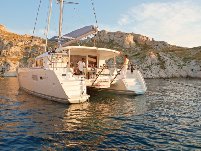 Lagoon Lagoon 400 charter bareboat or skippered in  Ajaccio