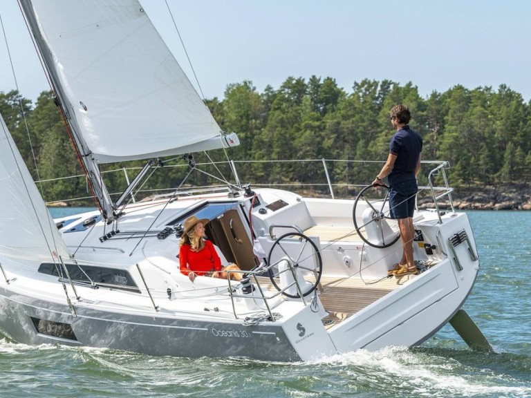 Bénéteau Oceanis 30.1 charter bareboat or skippered in  La Rochelle