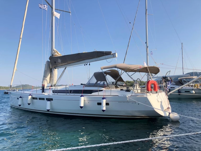 Jeanneau Sun Odyssey 519 charter bareboat or skippered in  Corfu