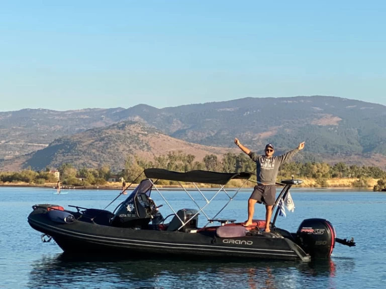 Hire RIB with or without skipper Grand Boats Plomari