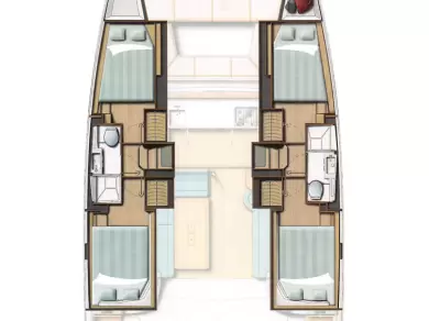 Bali Bali Catsmart charter bareboat or skippered in  Hyères