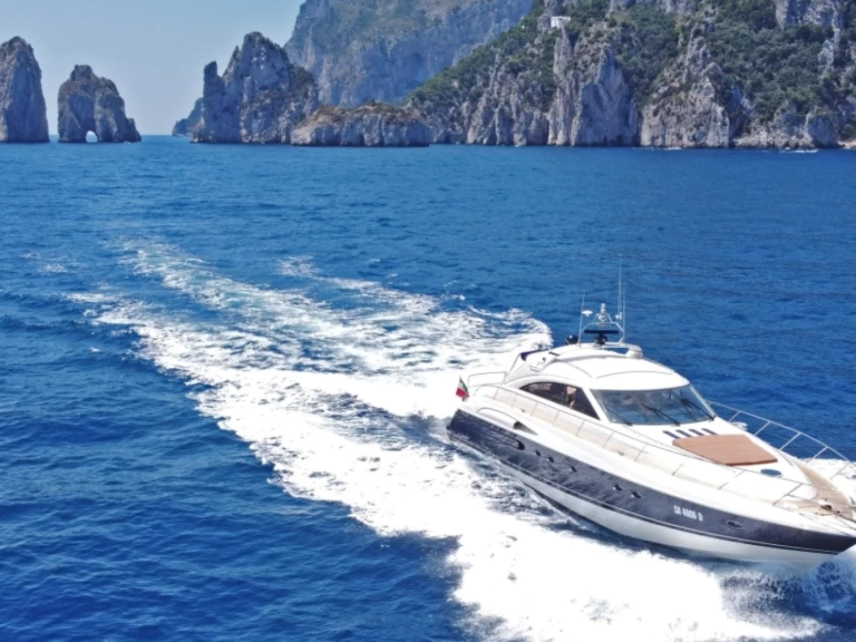 Yacht hire Capri cheap Princess V65