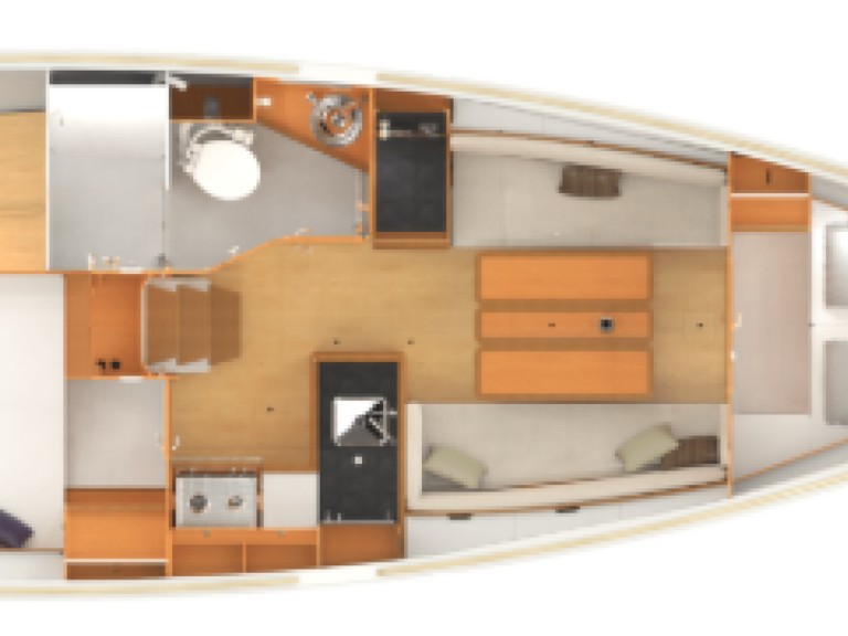 Sailboat hire in Hyères - Bénéteau Sun Odyssey 349