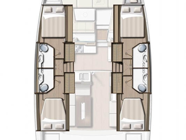 Catamaran hire in Hyères - 15 BALI 4.2