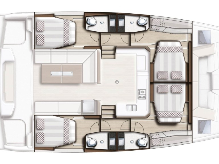 Yacht hire Ajaccio cheap BALI CATSPACE