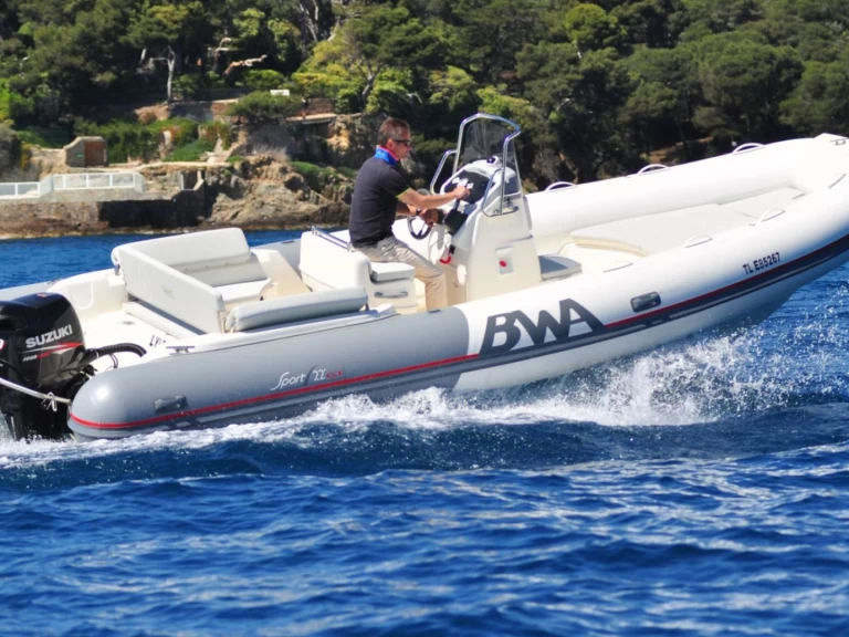 Bwa Sport 22 GTO charter bareboat or skippered in  Hyères