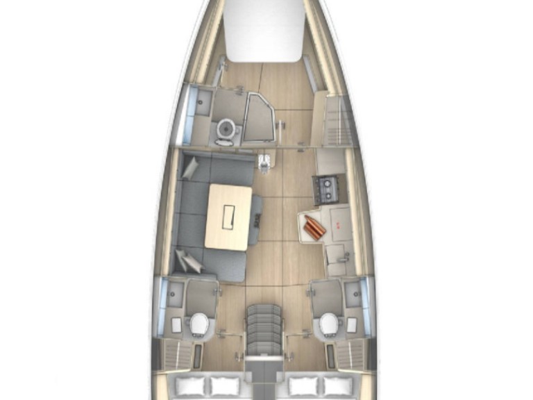 Charter a Dufour Dufour 41 - 3 cab. in Alimos on Samboat