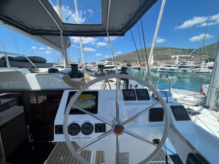 Fountaine Pajot Aura 51 charter bareboat or skippered in  Seget Donji
