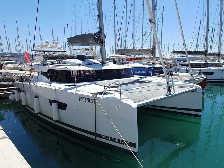 Fountaine Pajot Elba 45 charter bareboat or skippered in  Seget Donji