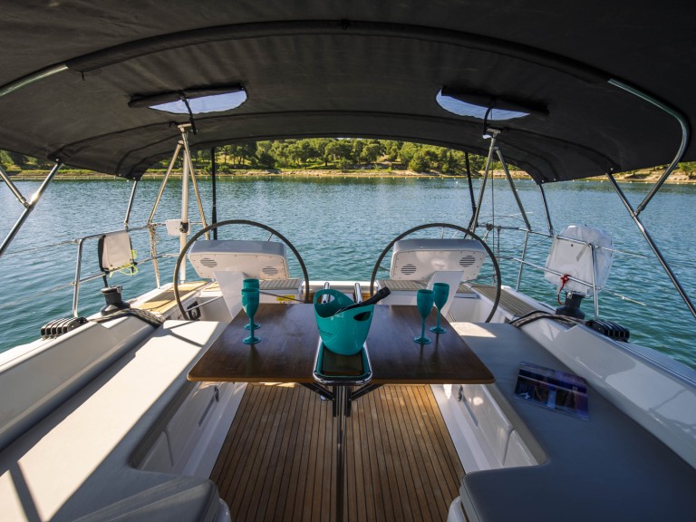Hanse Hanse 458 charter bareboat or skippered in  Šibenik