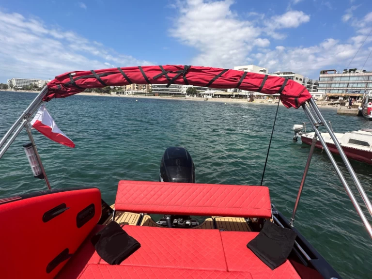 black boats black ruby charter bareboat or skippered in  San Antonio Port