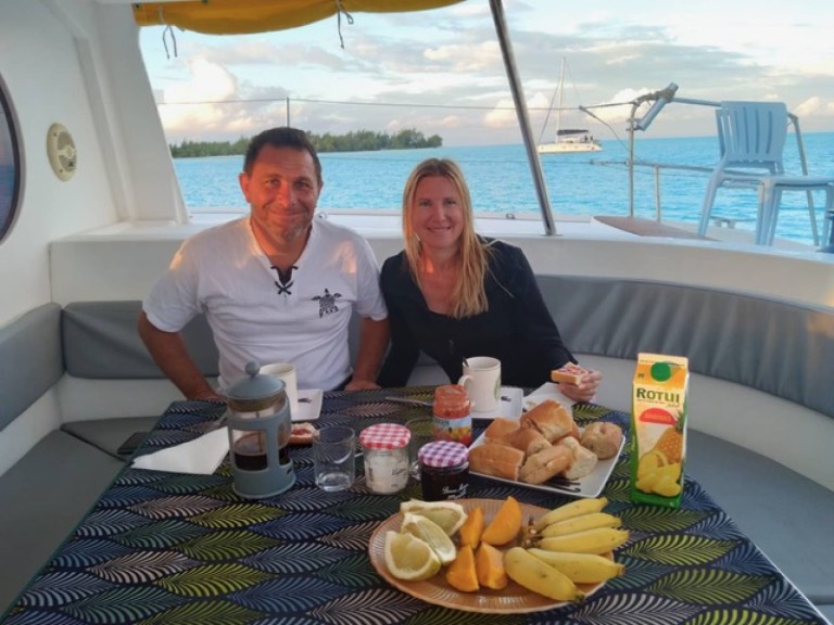 Nautitech Nautitech 441 charter bareboat or skippered in  Papeete