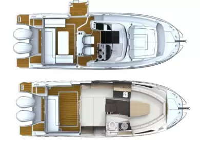 Motorboat hire in Empuriabrava - Jeanneau Cap Camarat 9.0 WA