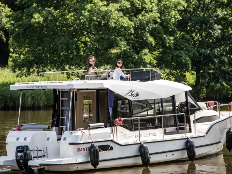 Hire Canal boat with or without skipper Balt-Yacht Mělník