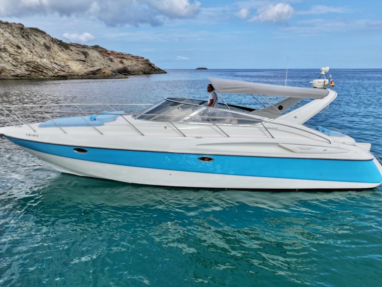 Cranchi Endurance 39 charter bareboat or skippered in  Ibiza Town