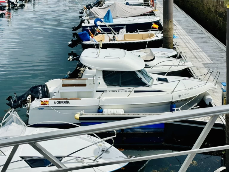 Jeanneau Merry Fisher 610 Cruiser charter bareboat or skippered in  Sada