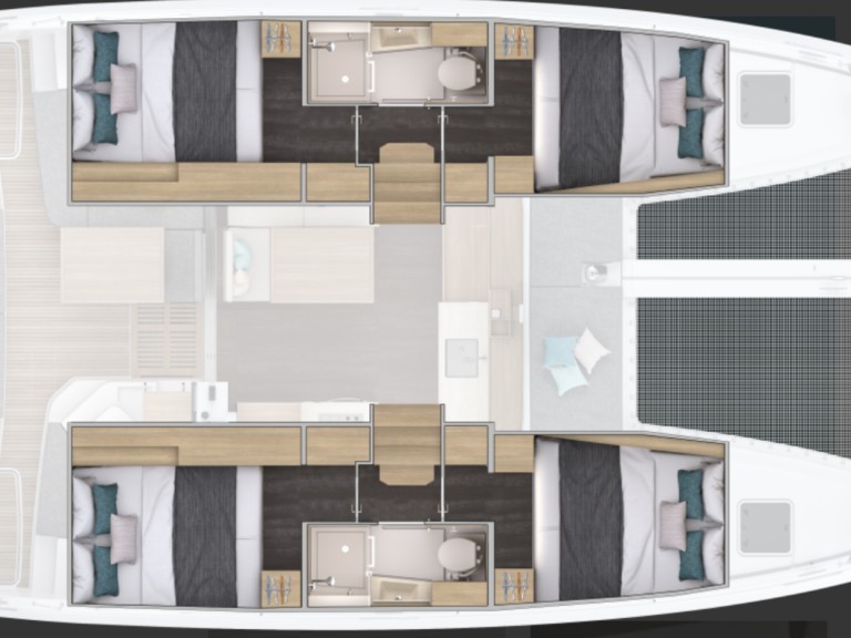 Yacht charter Bas du Fort - Lagoon Lagoon 38 on SamBoat