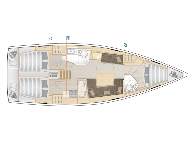 Hire a Hanse Hanse 418 Castiglioncello